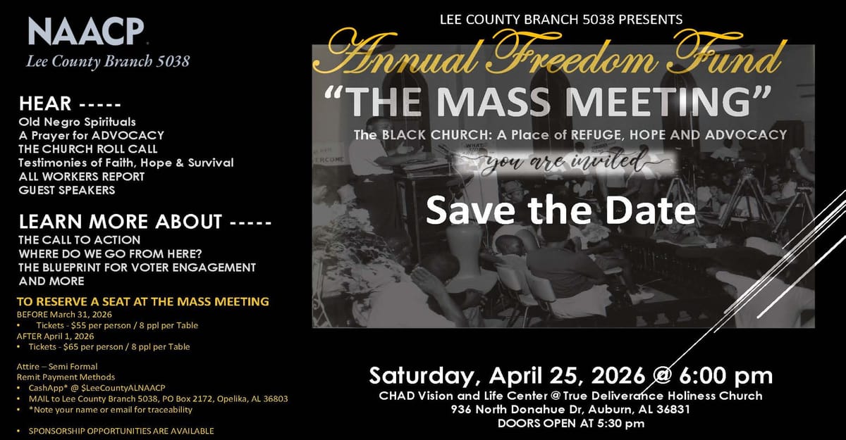 Annual Freedom Fund - "The Mass Meeting"